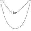 Picture of 18mm Sterling Silver St Christopher Medal Necklace 11/16 inch Round Antiqued Finish Nickel Free Italy