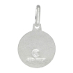 Picture of 12mm Dainty Sterling Silver St Anthony Medal Necklace 1/2 inch Round Nickel Free Italy