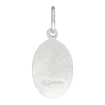 Picture of 16mm Very Tiny Sterling Silver Guadalupe Medal Necklace 5/8 inch Oval Nickel Free Italy