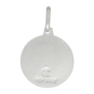 Picture of 15mm Dainty Sterling Silver St Joseph Medal Necklace 5/8 inch Round Nickel Free Italy