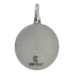 Picture of 18mm Sterling Silver St Lazarus Medal Necklace for Men and Women 3/4 inch Round Nickel Free Italy with or Without Chain