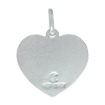 Picture of 18mm Sterling Silver Raphael's Kissing Angels Heart Necklace 3/4 inch Nickel Free Italy