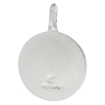 Picture of 18mm Sterling Silver St Barbara Medal Necklace 3/4 inch Round Nickel Free Italy