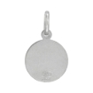 Picture of Sterling Silver Moon & Star Necklace Round Blue Enamel Italy 1/2 inch