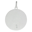 Picture of Sterling Silver Disk Pendant Round for Engraving Italy 1 inch