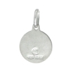 Picture of Dainty Sterling Silver Chai Medal Necklace 1/2 inch Round Italy