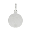 Picture of Sterling Silver Sun Medal Necklace Round Yellow Enameled Italy 1/2 inch