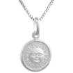 Picture of Sterling Silver Sun Necklace Round Italy 1/2 inch