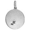 Picture of Sterling Silver Millennium 2000 Medal Necklace 3/4 inch Round Antique Finish Italy