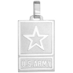 Picture of Sterling Silver US ARMY Necklace 1 1/4 inch