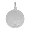 Picture of Sterling Silver Moon and Stars Medal Necklace 3/4 inch Round Italy
