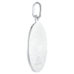 Picture of 23mm Sterling Silver St Francis Medal Necklace 7/8 inch Oval Nickel Free Italy