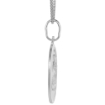 Picture of Sterling Silver Allah Medal Necklace 3/4 inch Round Italy