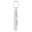 Picture of 19mm Sterling Silver St Benedict Medal Necklace for Women & Men 3/4 inch Round Italy 16-24 inch
