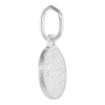 Picture of Tiny 10mm Sterling Silver St Benedict Medal Necklace for Women & Men 3/8 inch Round Italy 16-24 inch