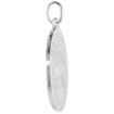 Picture of 24mm Sterling Silver St Benedict Medal Necklace for Men & Women 15/16 inch Round Italy 16-24 inch