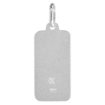 Picture of 21mm Sterling Silver Rectangular St Christopher Necklace for Men and Women 7/8 inch tall