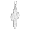 Picture of Large 1 5/8 inch Sterling Silver 4-way Cross Medal Necklace For Men & Women Nickel Free Italy comes with or Without Chain