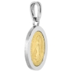Picture of Sterling Silver Virgin Mary Miraculous Pendant , 7/8 inches long