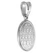 Picture of 5/8 inch Sterling Silver Praying Woman Medal Necklace for Women Italy 14 mm Tall available with or without chain