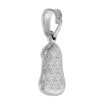 Picture of 1/2 inch Tiny Sterling Silver Mother Mary Pendant Necklace for Women Italy 13mm Tall available with or without chain