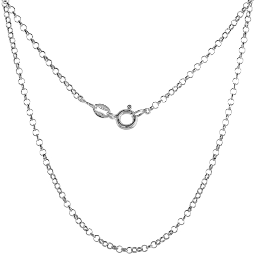 Picture of 15mm Tubular Sterling Silver Small Greek Cross Charm / Necklace for Women Polished Italy 5/8 inch Tall available with or without chain