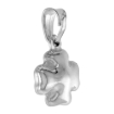 Picture of Very Small 1/2 inch Sterling Silver Small Cross Necklace for Women Italy 12mm Tall available with or without chain