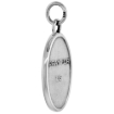 Picture of Sterling Silver St Jude Medal Necklace Oxidized finish Oval 1.8mm Chain