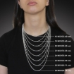 Picture of Sterling Silver St Andrew Medal Necklace Oxidized finish Oval 1.8mm Chain