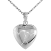 Picture of Small 5/8 inch Sterling Silver Interlocking Hearts Locket Necklace for Women Heart shape 16-20 inch