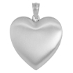 Picture of 1 inch Sterling Silver Heart Locket Necklace for Women 4 Picture Gold Quilt 16-20 inch