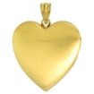 Picture of Gold plated 1 inch Sterling Silver Heart Locket Necklace for Women Scroll Etching 16-24 inch