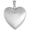 Picture of 1 inch Sterling Silver Heart Locket Necklace for Women Scroll Etching Heart Center 16-20 inch
