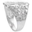 Picture of Sterling Silver Dollar Sign Ring for Men 15/16 inch wide size 8-14.5