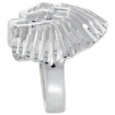 Picture of Large Sterling Silver Cheif War Nonnet Indian Head Ring for Men 15/16 inch wide sizes 8 - 13
