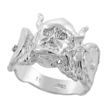 Picture of Sterling Silver Viking Ring for Men 5/8 inch wide sizes 8 - 13
