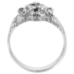 Picture of 1/2 inch Sterling Silver Lion Ring for Men and Women Polished Finish sizes 6 - 13