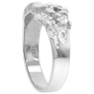 Picture of 7/16 inch Sterling Silver Nugget Ring for Men Polished Finish sizes 8 - 13