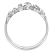 Picture of Dainty Sterling Silver Rectangle Nugget Ring for Men 3/8 inch wide sizes 8 - 13