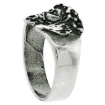 Picture of Sterling Silver Jesus Christ Ring for Men Crown of Thorns Oxidized 9/16 inch wide sizes 8 - 13