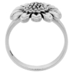 Picture of Sterling Silver Sunflower Ring Large 5/8 inch wide sizes 6 - 10