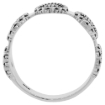 Picture of Sterling Silver Sunflowers Ring 1/4 inch wide sizes 6 - 10