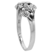 Picture of Sterling Silver Flower Vine Ring 5/16 inch wide sizes 6 - 10