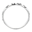 Picture of Sterling Silver Stackable Moon & Stars Ring for Women Celestial Motif 1/8 inch sizes 6 - 10