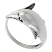Picture of Sterling Silver Dolphin Ring for Women 5/8 inch wide sizes 6 - 10