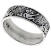 Picture of Sterling Silver Frogs Ring for Women 5/16 inch wide sizes 6 - 10