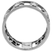 Picture of Sterling Silver Teddy Bears Ring for Women 5/16 inch wide sizes 6 - 10
