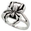 Picture of Sterling Silver Spider Ring for Women 3/4 inch sizes 6 - 10