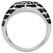 Picture of Sterling Silver Spider Web Ring for Women 5/8 inch wide sizes 6 - 10