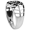Picture of Sterling Silver Spider Web Ring for Women 5/8 inch wide sizes 6 - 10